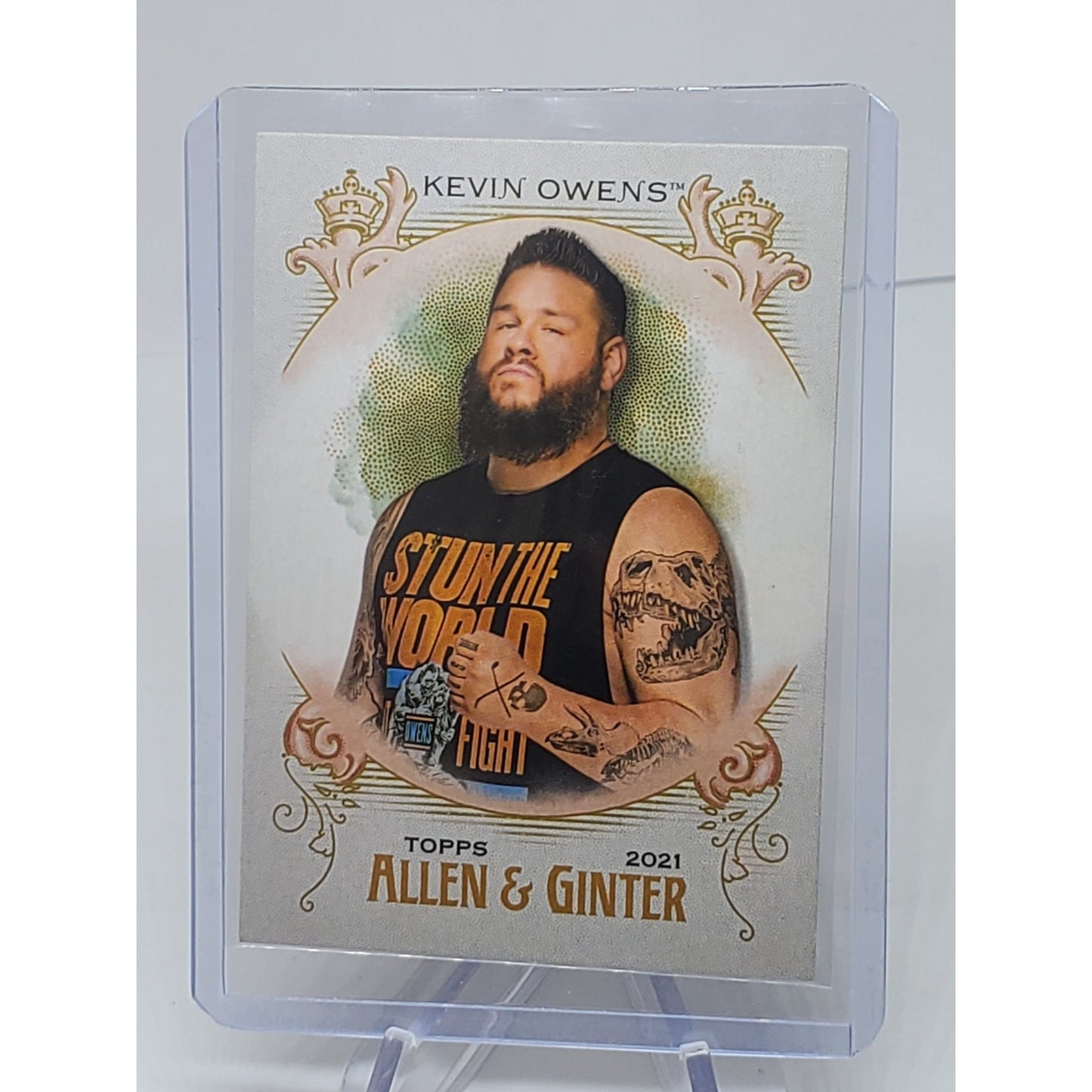 2021 Topps Heritage WWE #AG-12 Allen & Ginter Kevin Owens