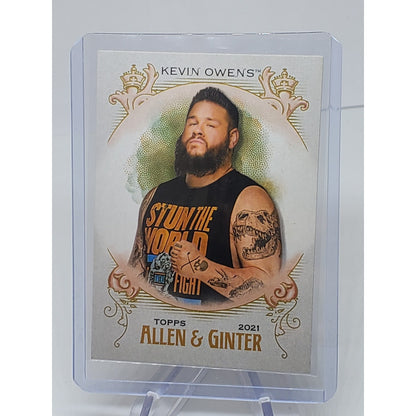 2021 Topps Heritage WWE #AG-12 Allen & Ginter Kevin Owens