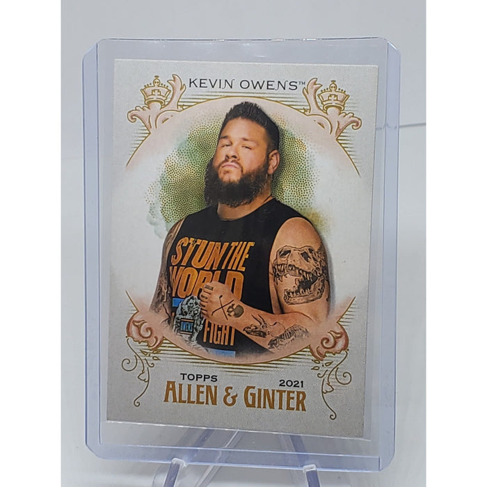 2021 Topps Heritage WWE #AG-12 Allen & Ginter Kevin Owens