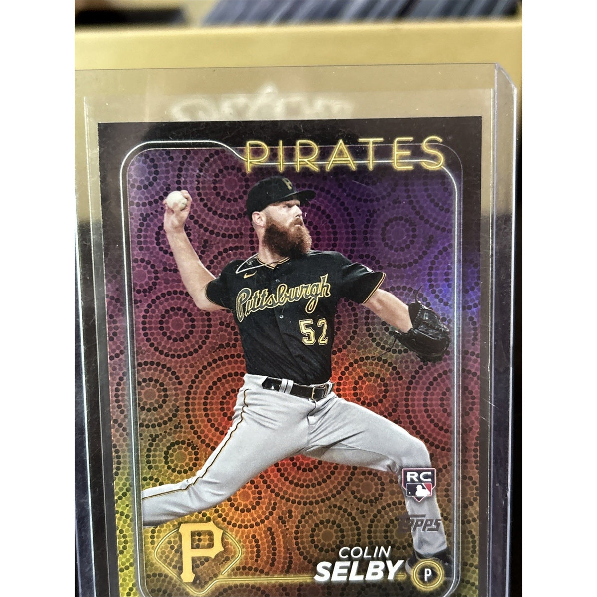 2024 Topps #668 Colin Selby Rookie Summer Holiday Foil SSP - Pack Fresh New