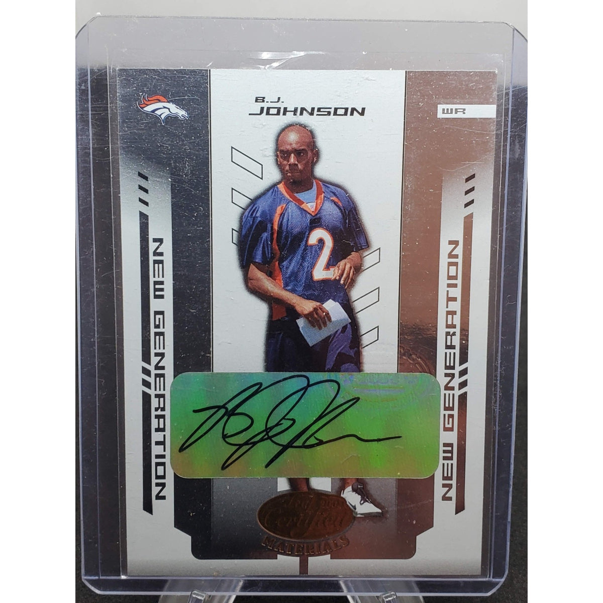 2004 Leaf Certified Materials - New Generation B.J. Johnson #154 /1000 (AU, RC)