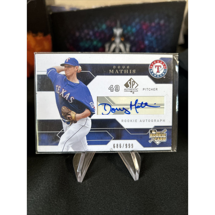 2008 SP Authentic Rookie Auto /999 Doug Mathis #169 Rookie Auto RC