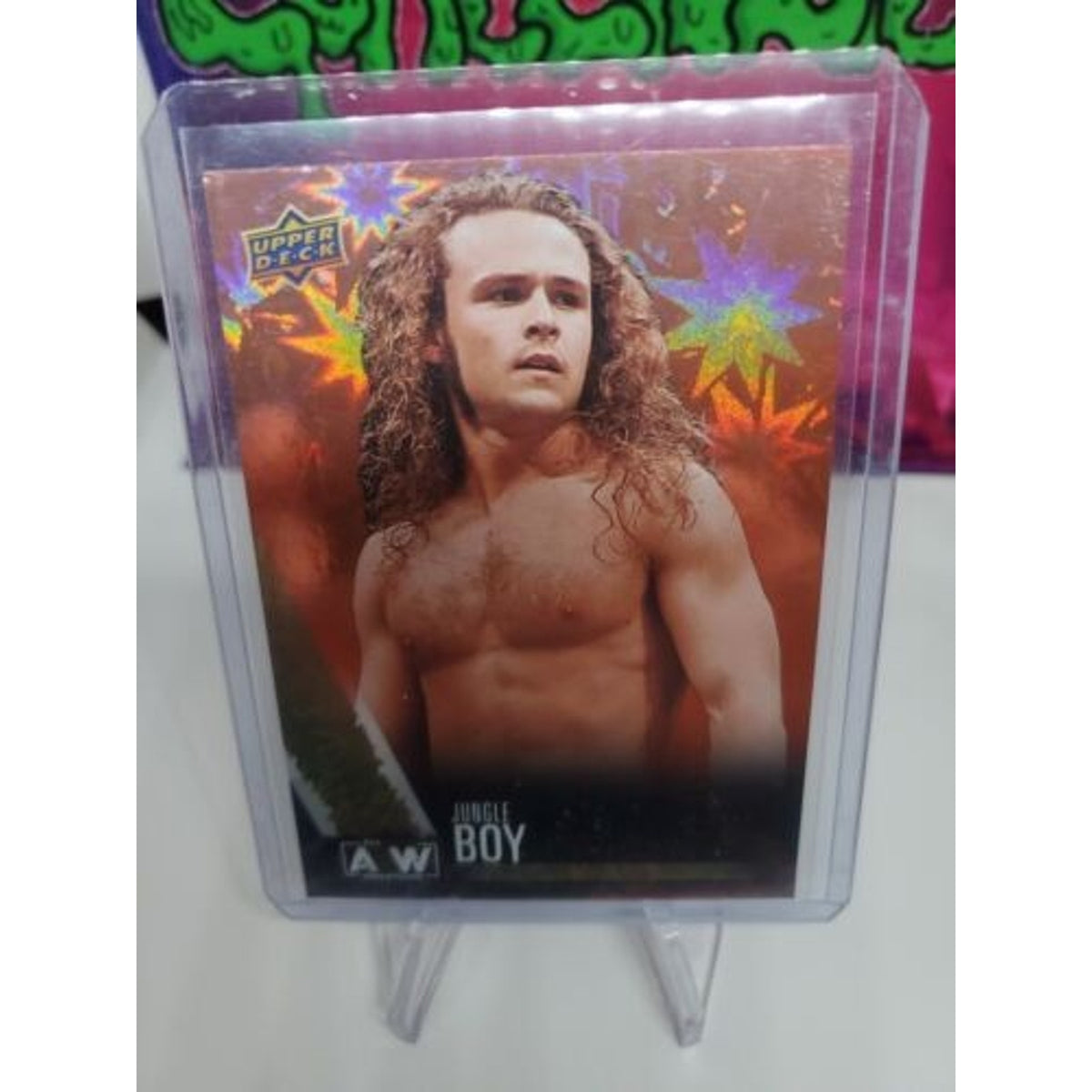 2021 AEW Upper Deck Jungle Boy Dynamite Parallel