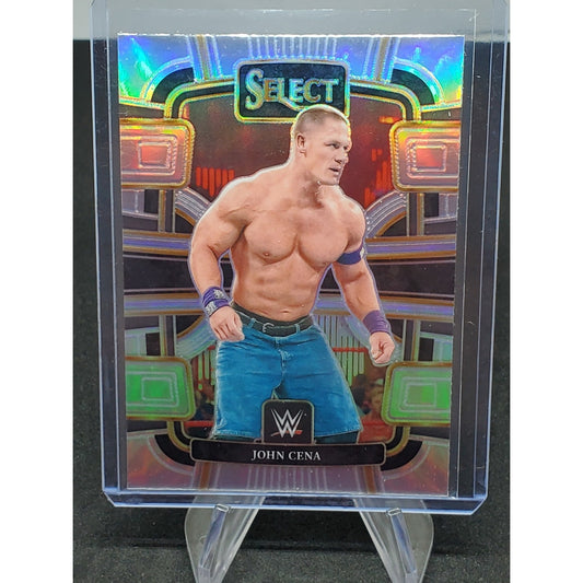2024 Panini Select WWE Concourse #23 John Cena Silver Prizm