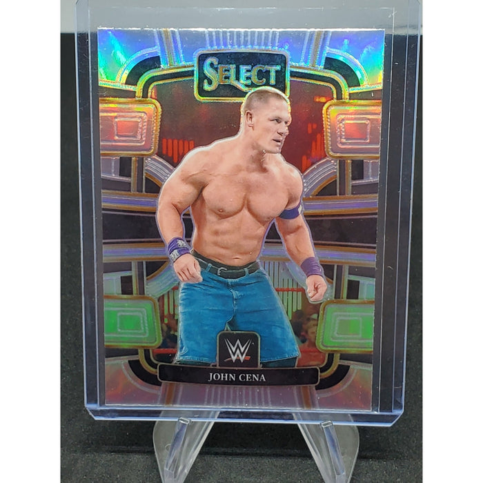 2024 Panini Select WWE Concourse #23 John Cena Silver Prizm