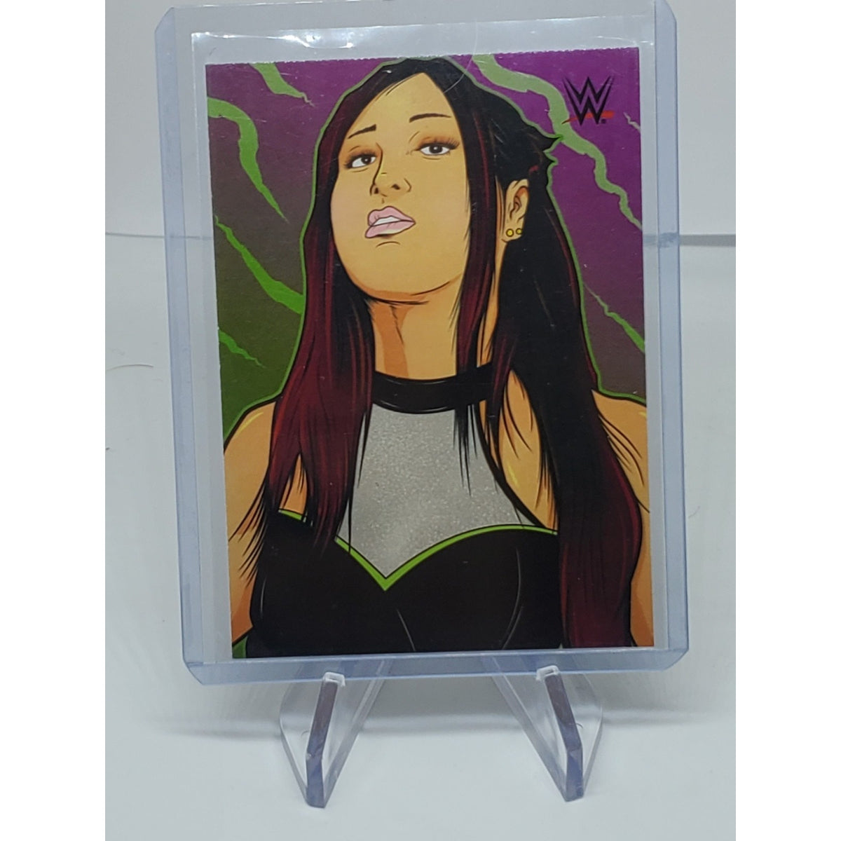 IO Shirai 2021 Topps WWE NXT Migsmedia1 Illustrated Art #4 Iyo Sky