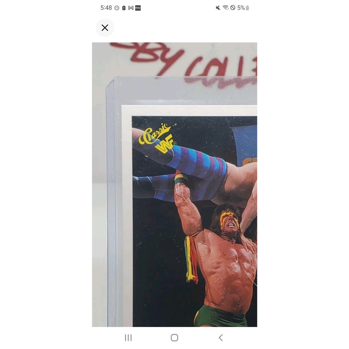 1990 Classic WWF - Ultimate Warrior #43