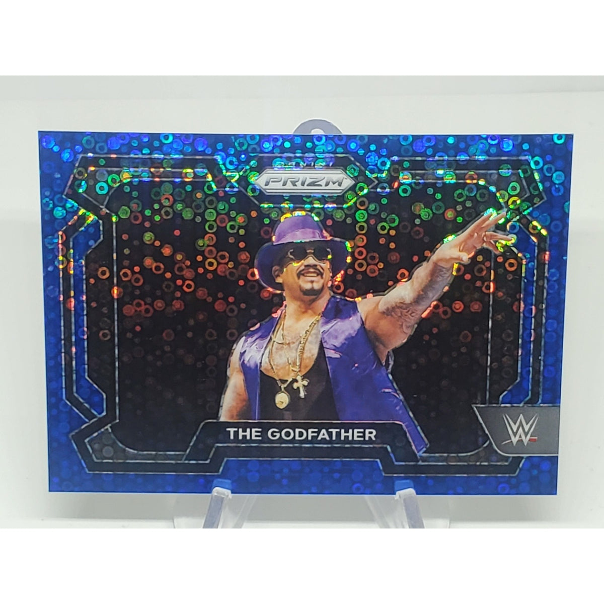 2024 Panini Prizm WWE WRESTLING UNDER CARD BLUE THE GODFATHER 11/25 O7713