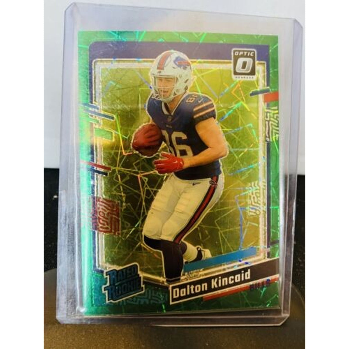 2023 Donruss Optic Dalton Kincaid Green Hyper Prizm Rated Rookie / Pack Fresh