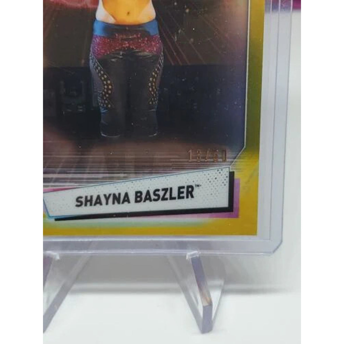 2021 Topps Chrome WWE Shayna Baszler Gold Refractor /50
