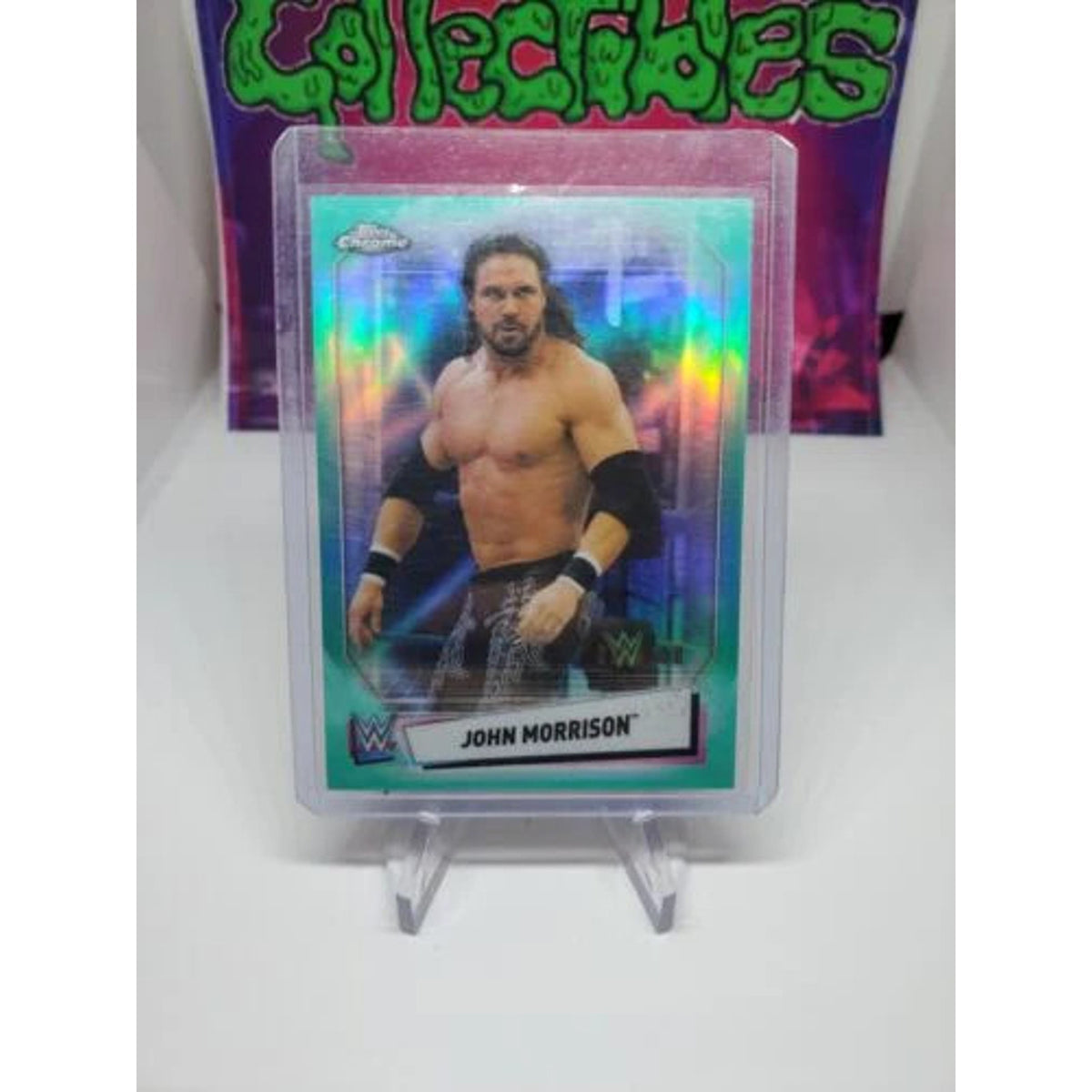 2021 Topps Chrome WWE John Morrison Johnny Mundo Aqua Parallel #/150