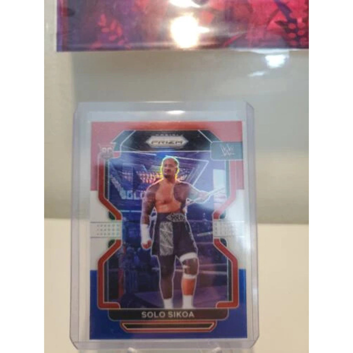 Rookie Card Red White Blue Prizm NM-MINT 2022 WWE Panini Prizm #114 Solo Sikoa