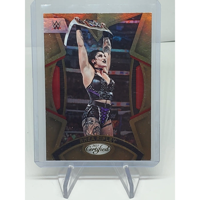 2023 Panini Chronicles WWE - Certified Rhea Ripley #202 Bronze