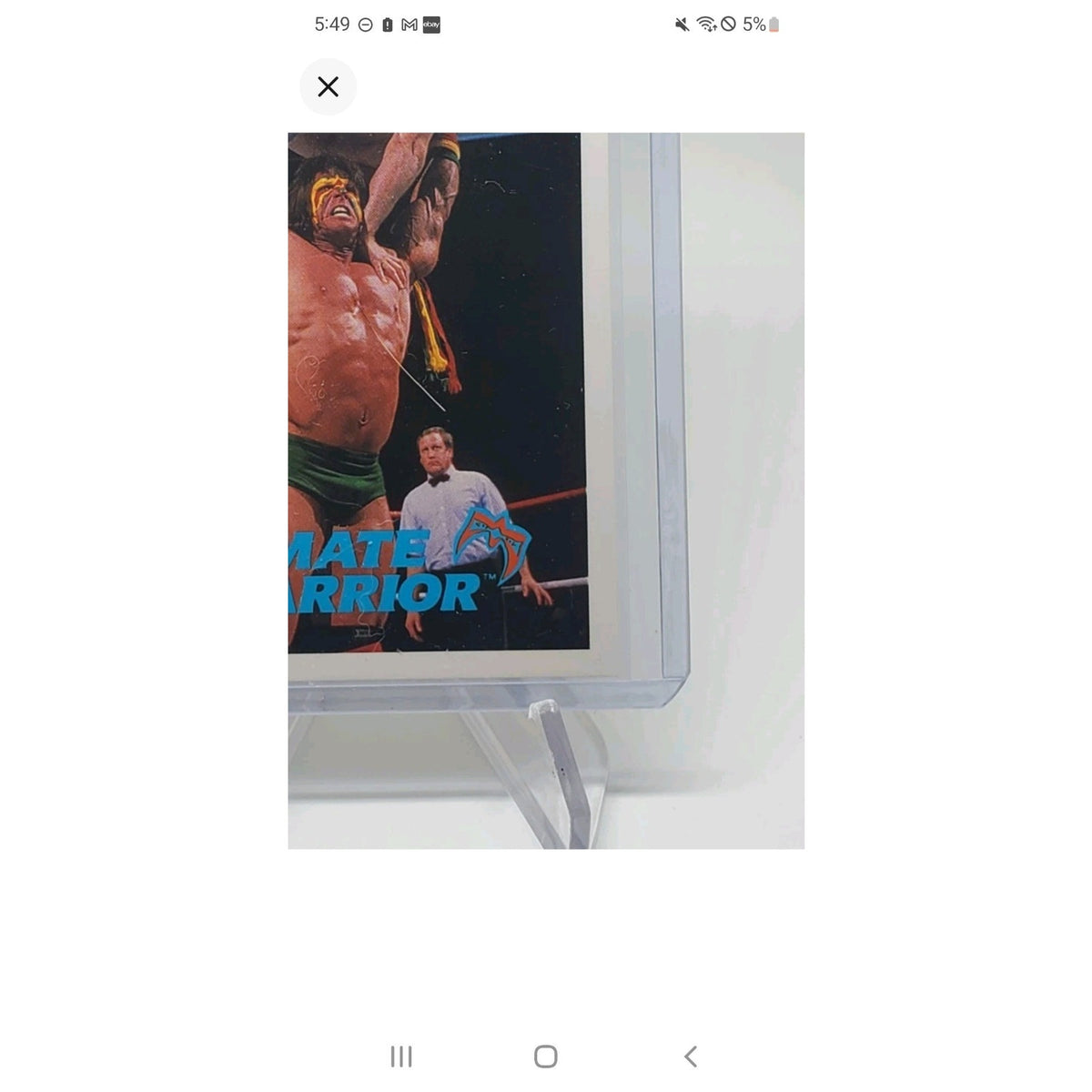1990 Classic WWF - Ultimate Warrior #43