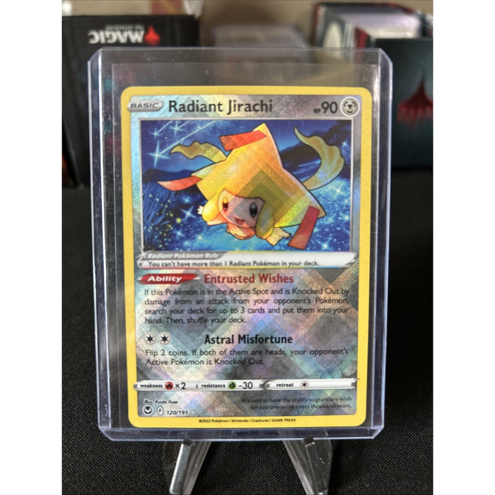 RADIANT JIRACHI 120/195 SILVER TEMPEST POKEMON (HOLO) / Pack Fresh New