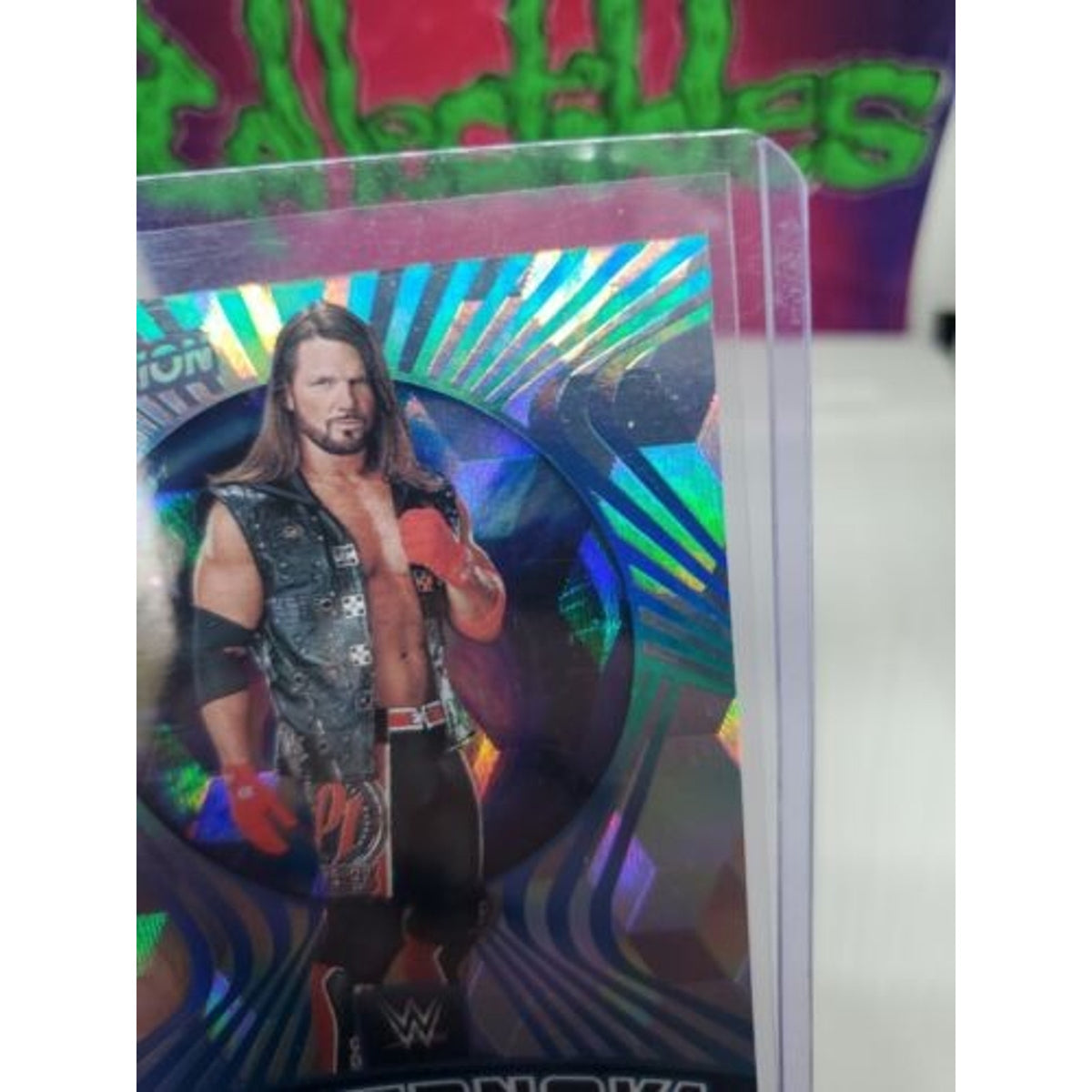 AJ STYLES 2022 PANINI WWE REVOLUTION SUPERNOVA CUBIC #'d /49 Debut Edition
