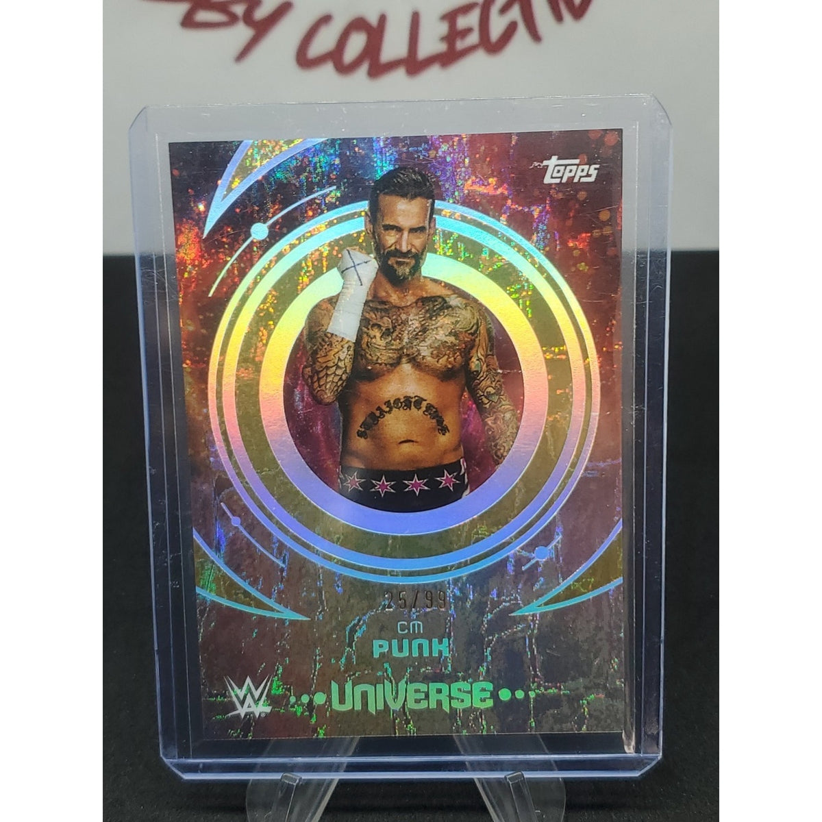 2025 Topps WWE Universe CM PUNK /99 Raw #42