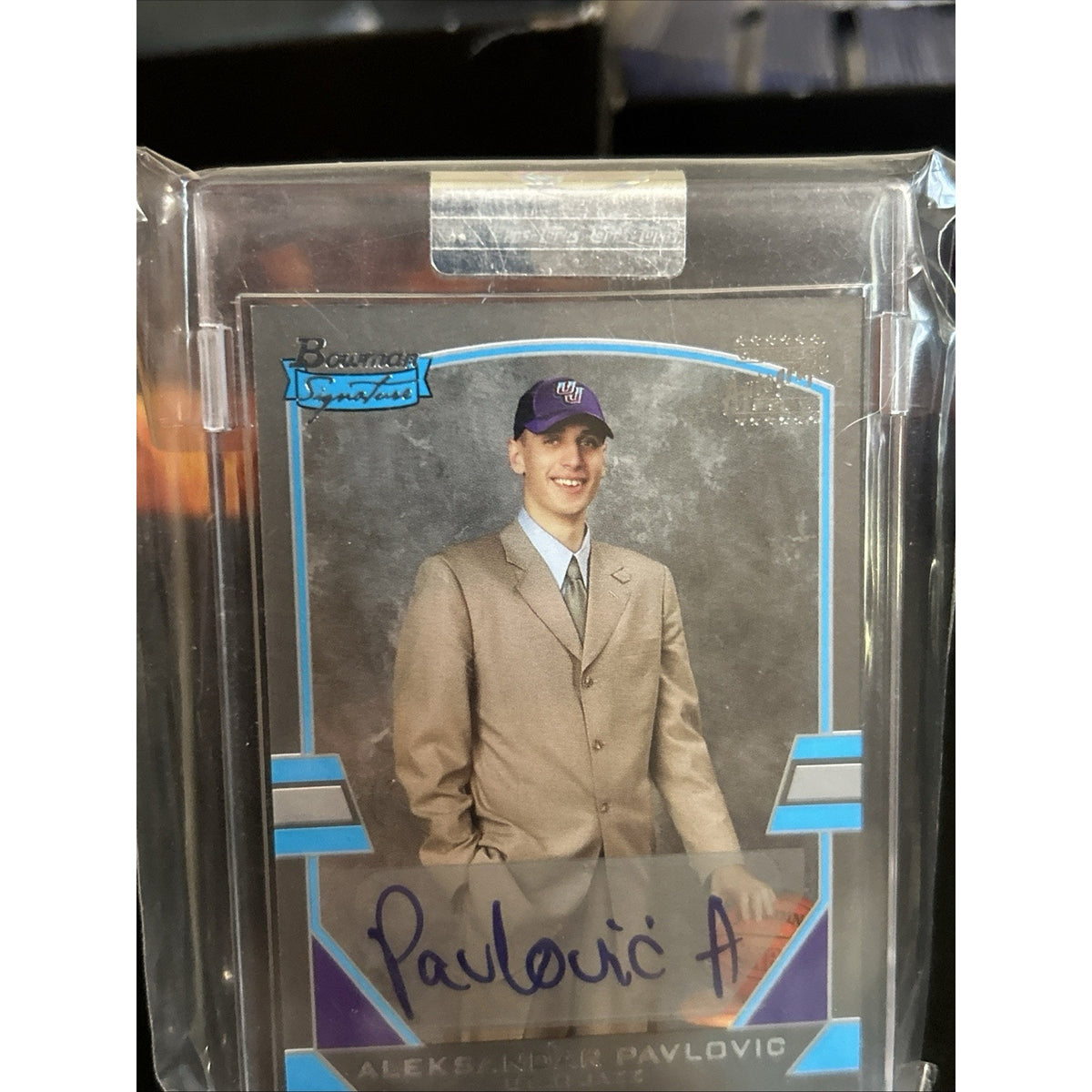2003 Bowman Signature Silver /249 Sasha Pavlovic Aleksandar #68 Rookie Auto RC