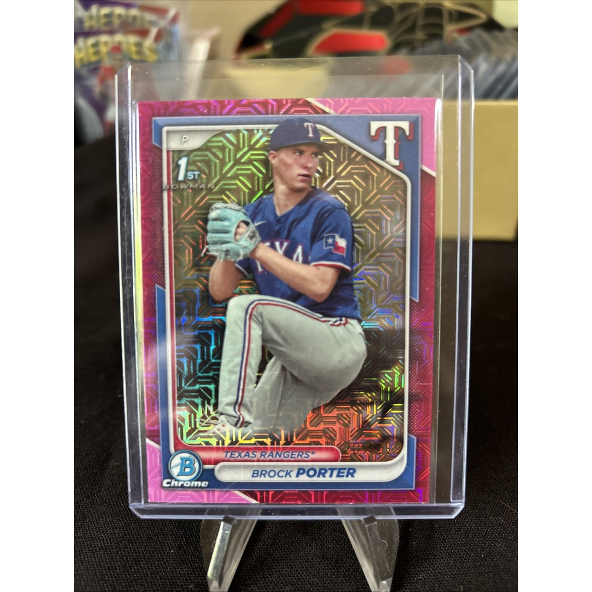 2024 Bowman Mega Brock Porter /299 - Pink - Pack Fresh New