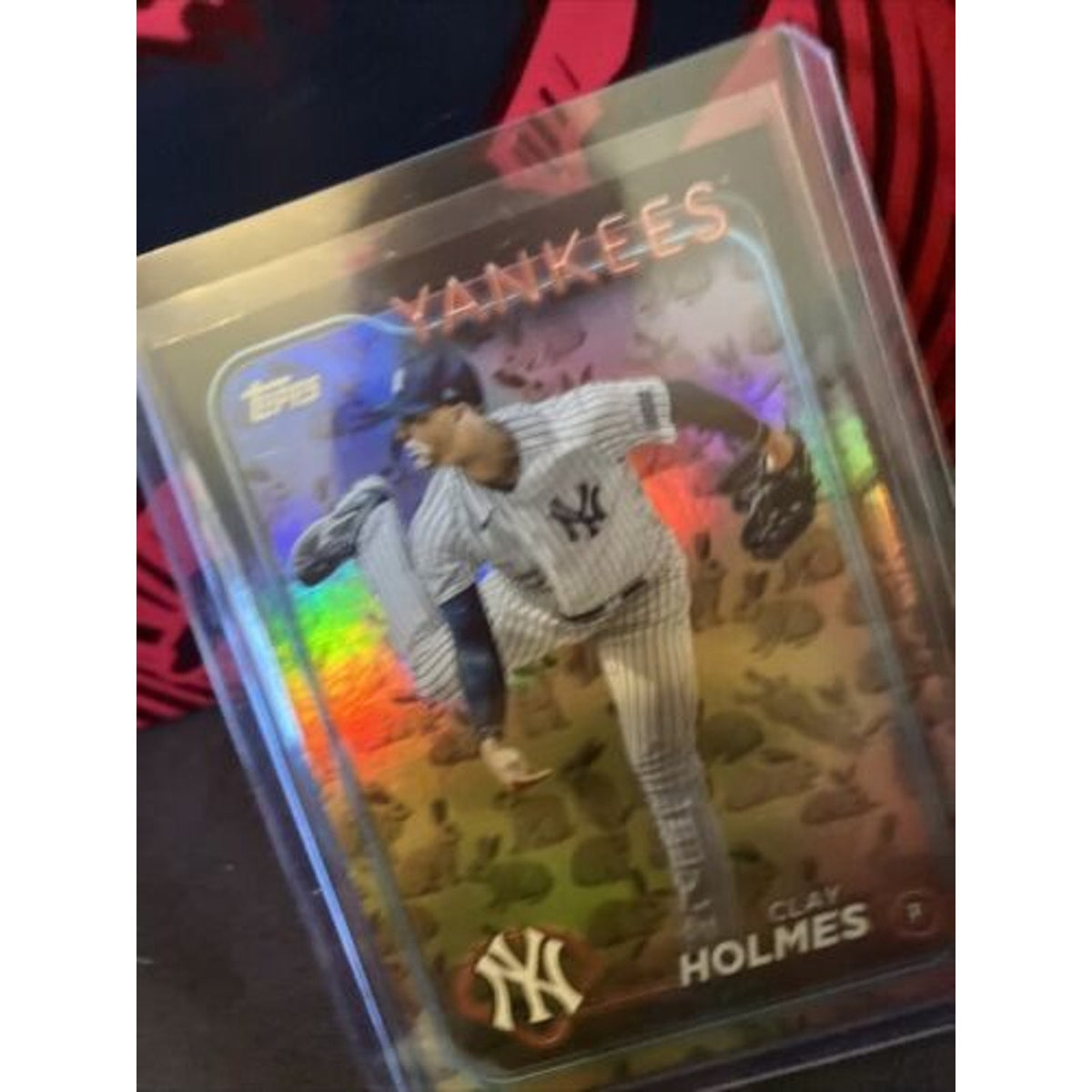 2024 Topps Series 1 Clay Holmes Easter Rabbit New York Yankees Pack Fresh New