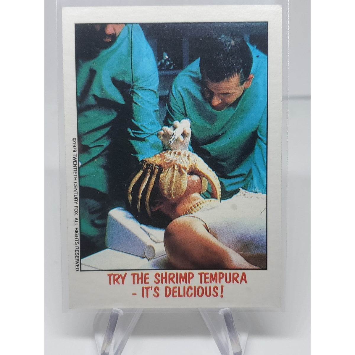 Fright Flicks 1988 Topps Alien Card #83 (NM)