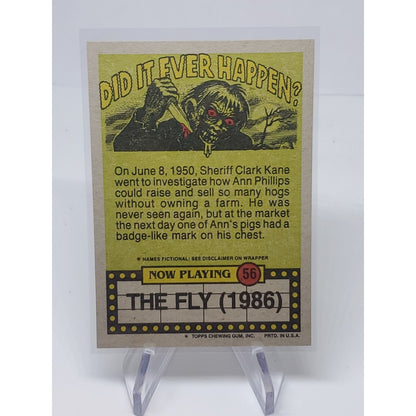 Fright Flicks 1988 Topps Horror Card #56 (NM)