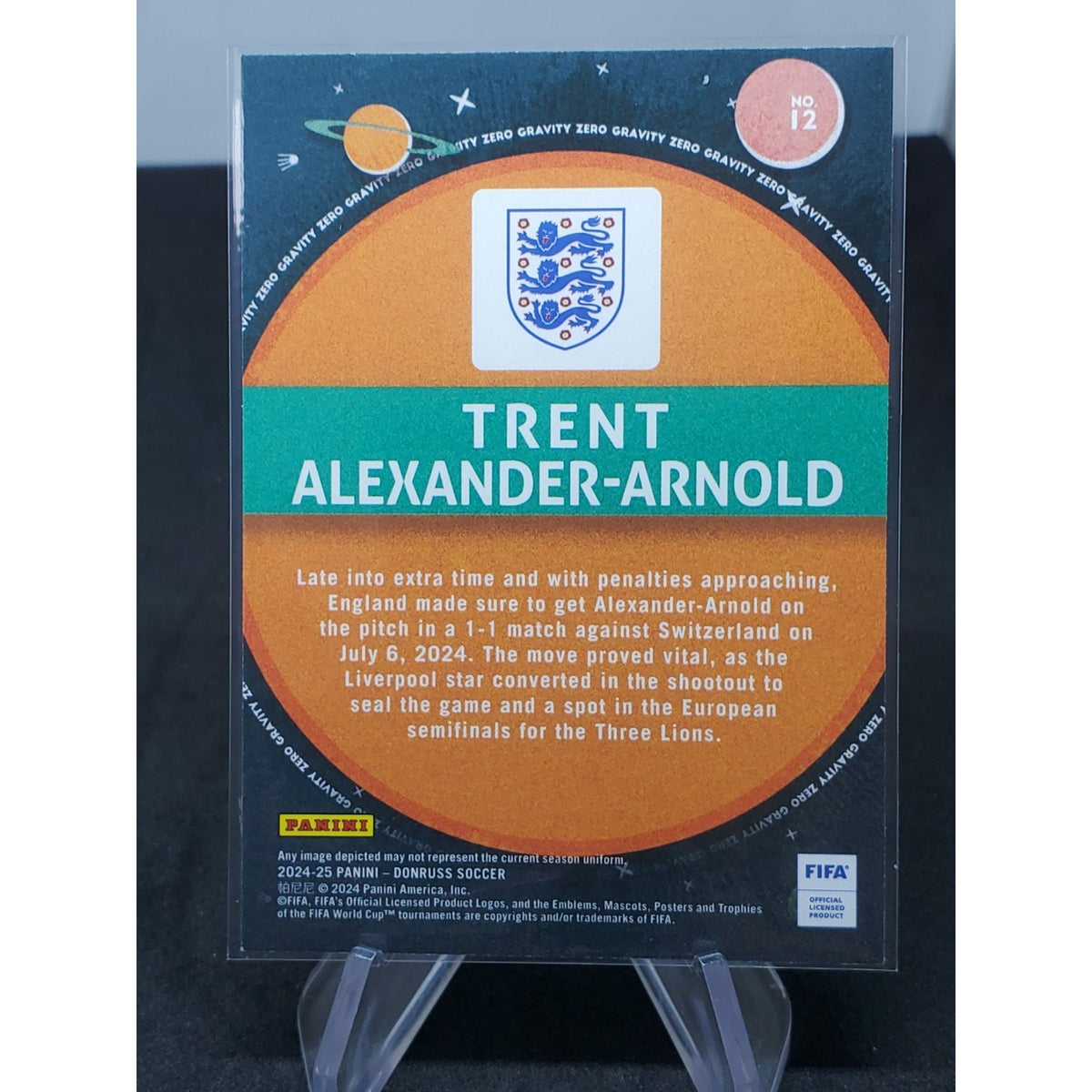 2024-25 Panini Donruss Fifa - Zero Gravity Trent Alexander-Arnold #12