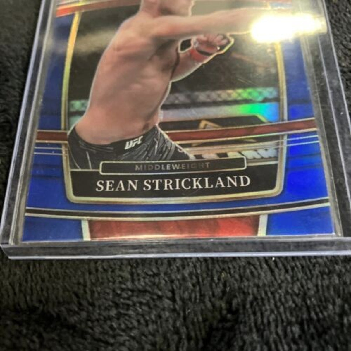 2022 Panini Select UFC Sean Strickland Concourse Level Blue Rookie Prizm #11 New