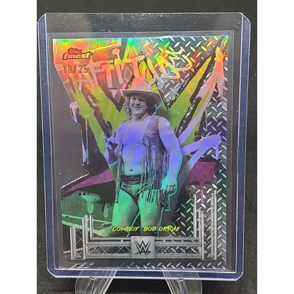2025 Topps Finest WWE - Rare Bob Orton, Bob Orton #270 Die-Cut Refractor /25