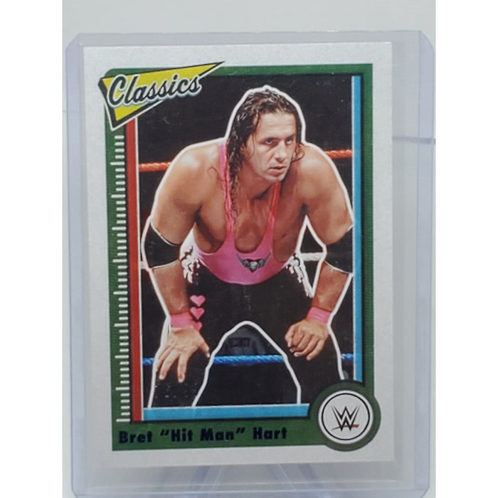 2023 Panini Chronicles WWE Bret "Hit Man" Hart #/99 Blue Parallel SP 158