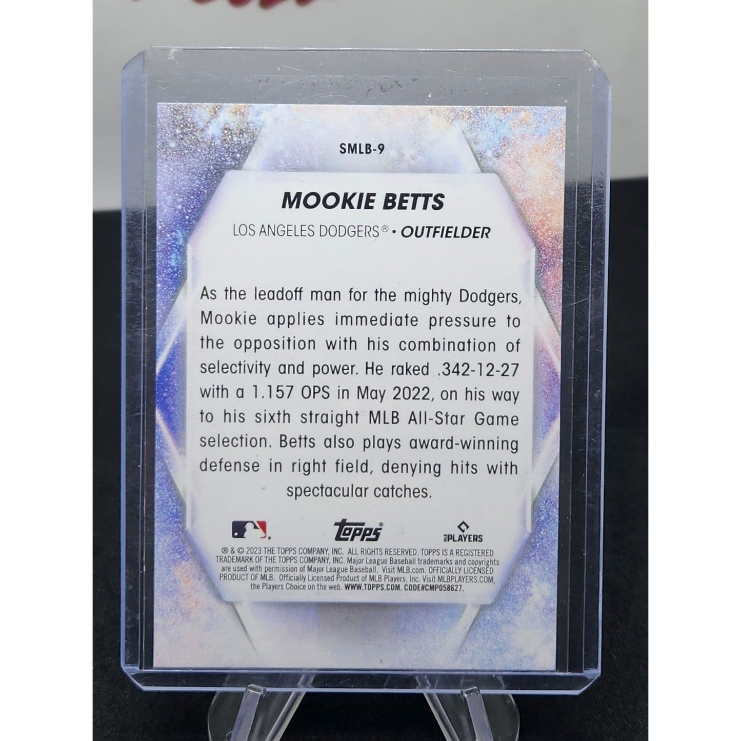 2023 Topps Stars of the MLB #SMLB-9 Mookie Betts Los Angeles Dodgers