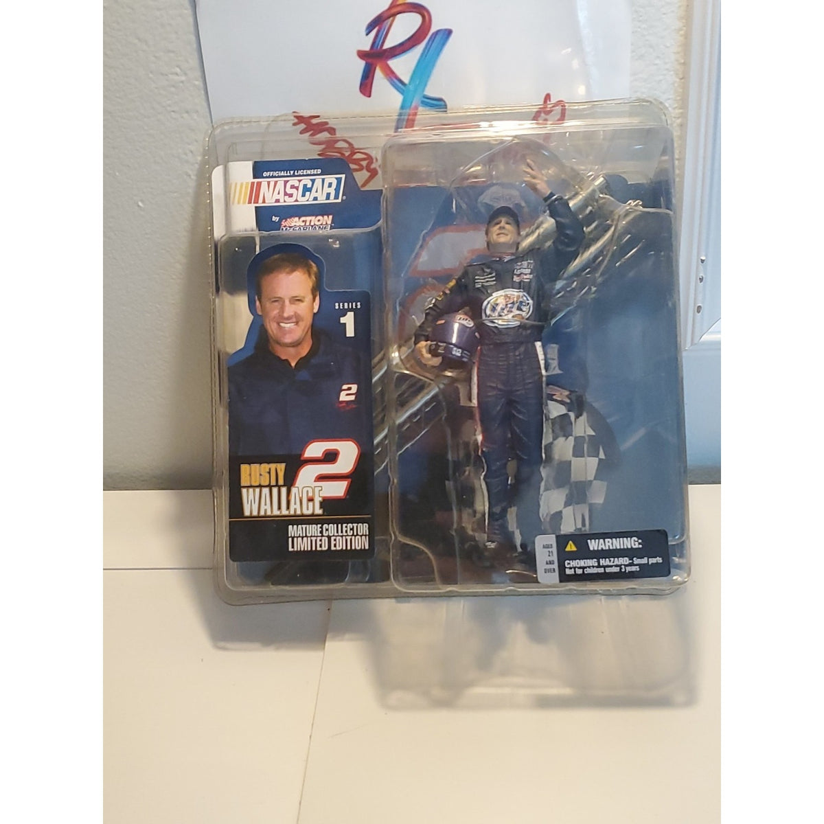 McFarlane NASCAR 1 RUSTY WALLACE #2 Series 1 RUSTY NASCAR UNIFORM 2003
