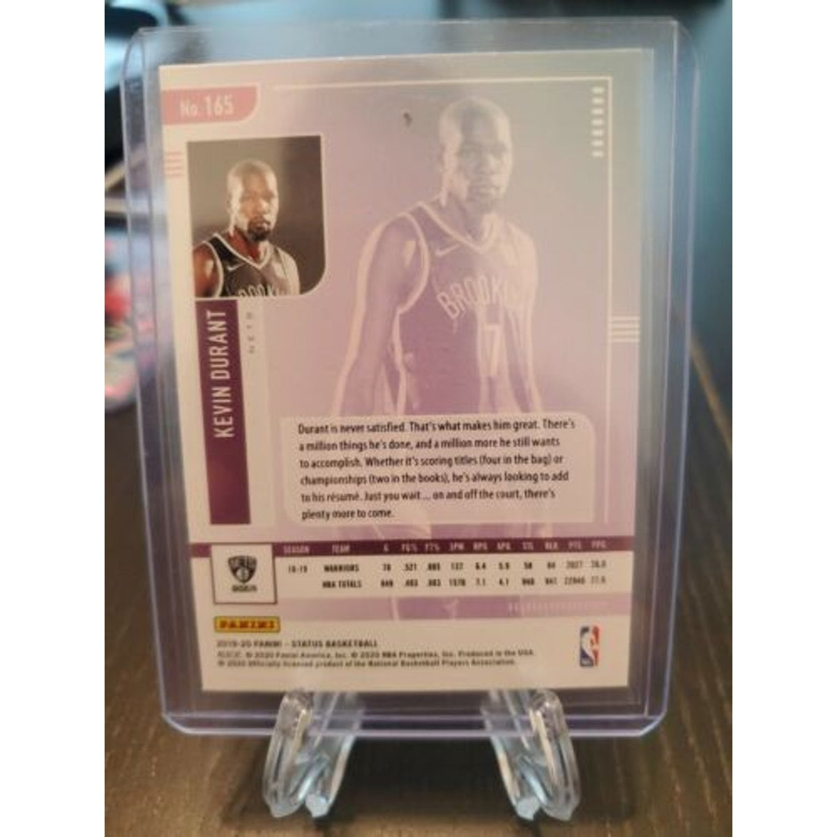 Card Asia Exclusive #165 2019-20 Panini Status Tmall KEVIN DURANT Base