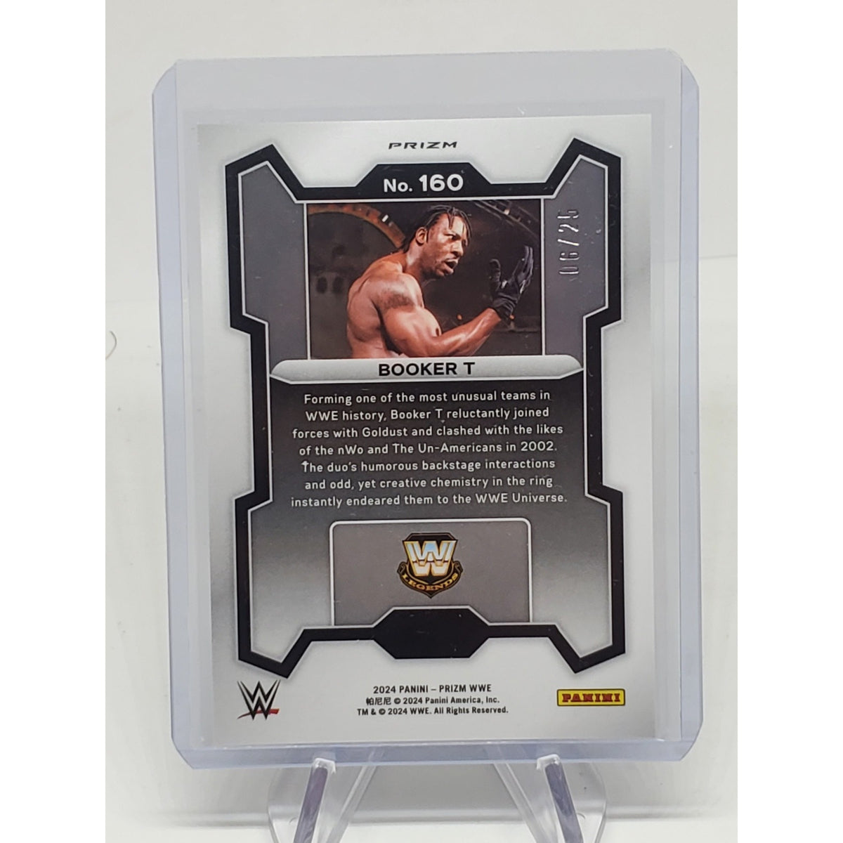 2024 WWE Panini Prizm SP Undercard Booker T Blue 06/25