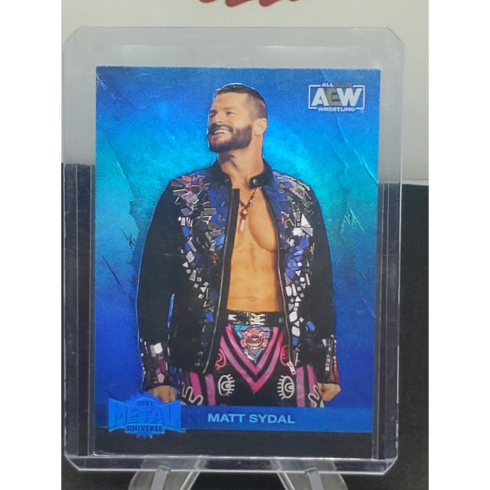 2022 Upper Deck UD Skybox Metal Universe AEW Blue Matt Sydal #54