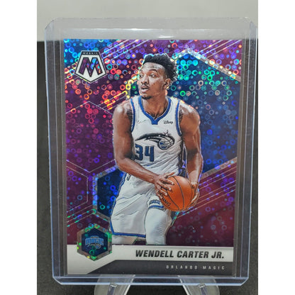 2020-21 Panini Mosaic - Wendell Carter Jr. #32 Purple Fast Break Prizm /50