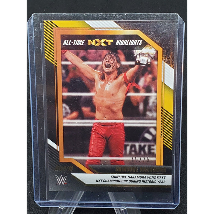 2022 PANINI WWE NXT SHINSUKE NAKAMURA HIGHLIGHTS /75