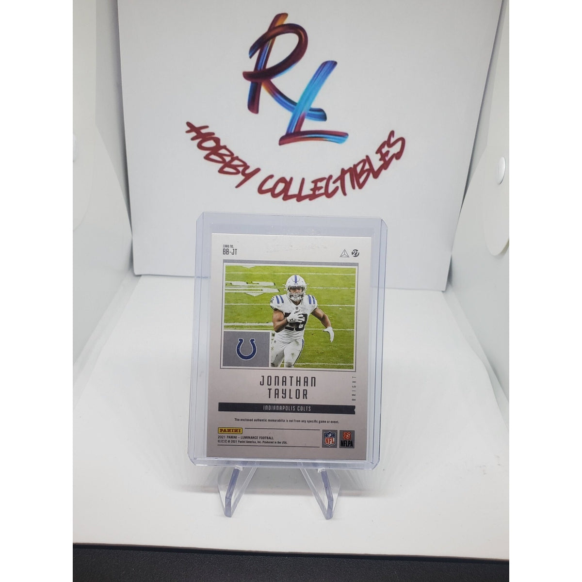 2021 Panini Luminance Bright Beginnings Relics Jonathan Taylor #BB-JT