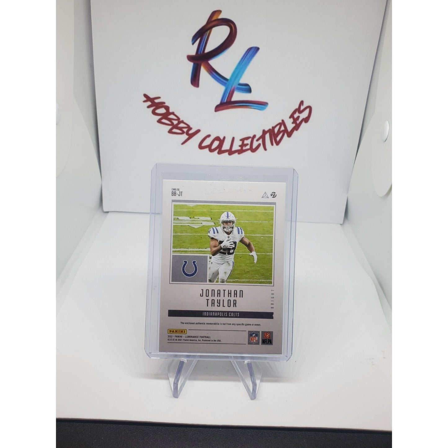 2021 Panini Luminance Bright Beginnings Relics Jonathan Taylor #BB-JT