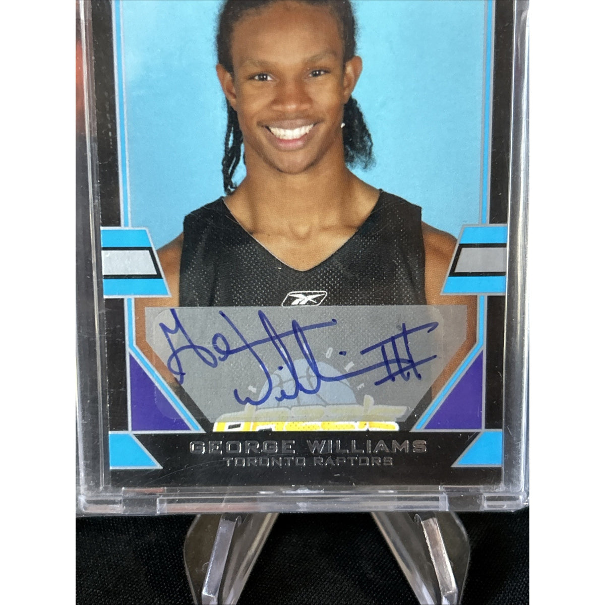 F69430 2003-04 Bowman Signature Ed Silver #117 George Williams AUTO 250/1250