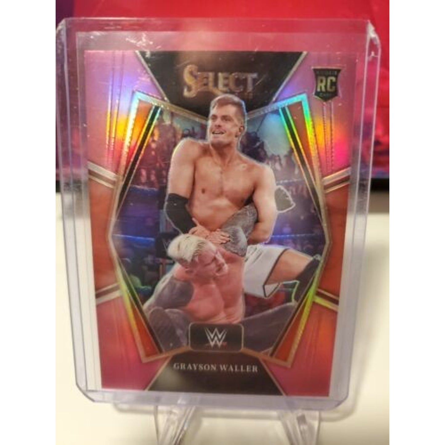 2022 Select Premier Level GRAYSON WALLER RC - Orange Prizm #1/49- WWE SSP ROOKIE
