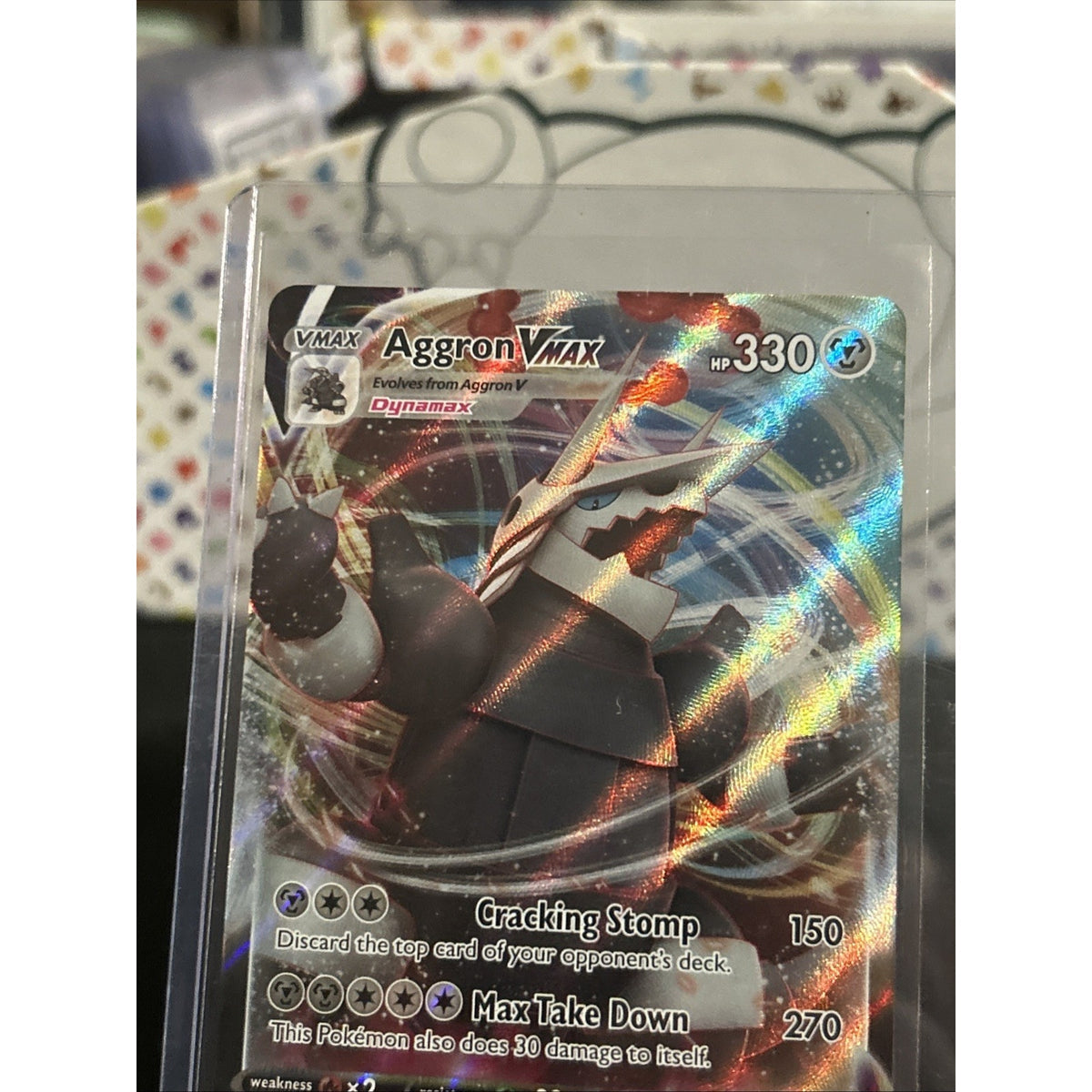 Pokemon TCG Aggron Vmax - 097/172 - Brilliant Stars - Pack Fresh New Top Loaded