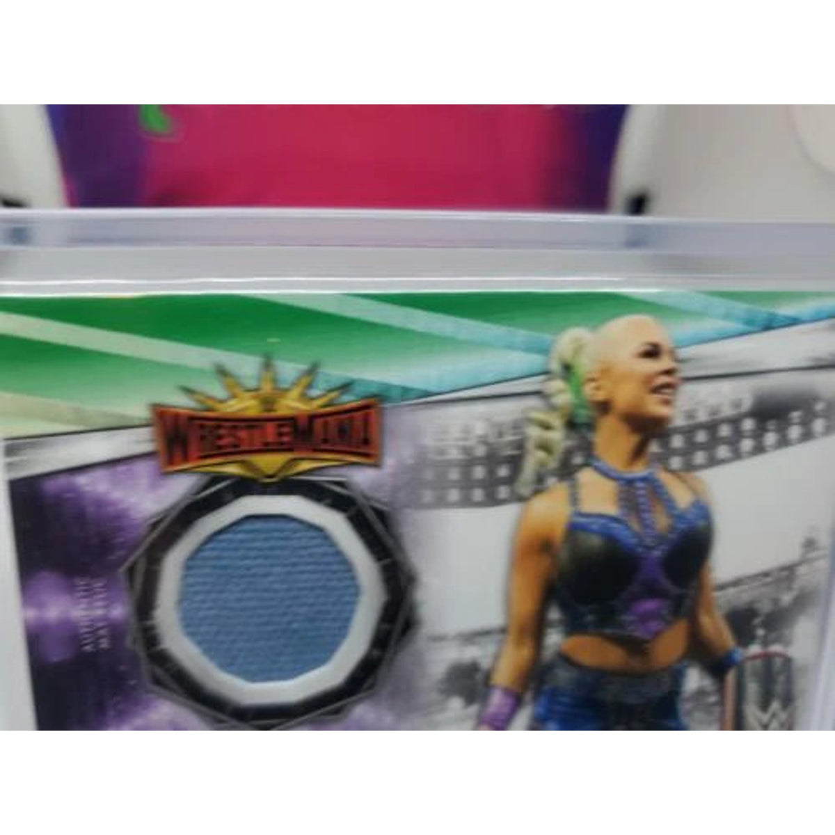 2021 Topps WWE Dana Brooke Wrestlemania 35 Mat Relic Green /99 MR-DA