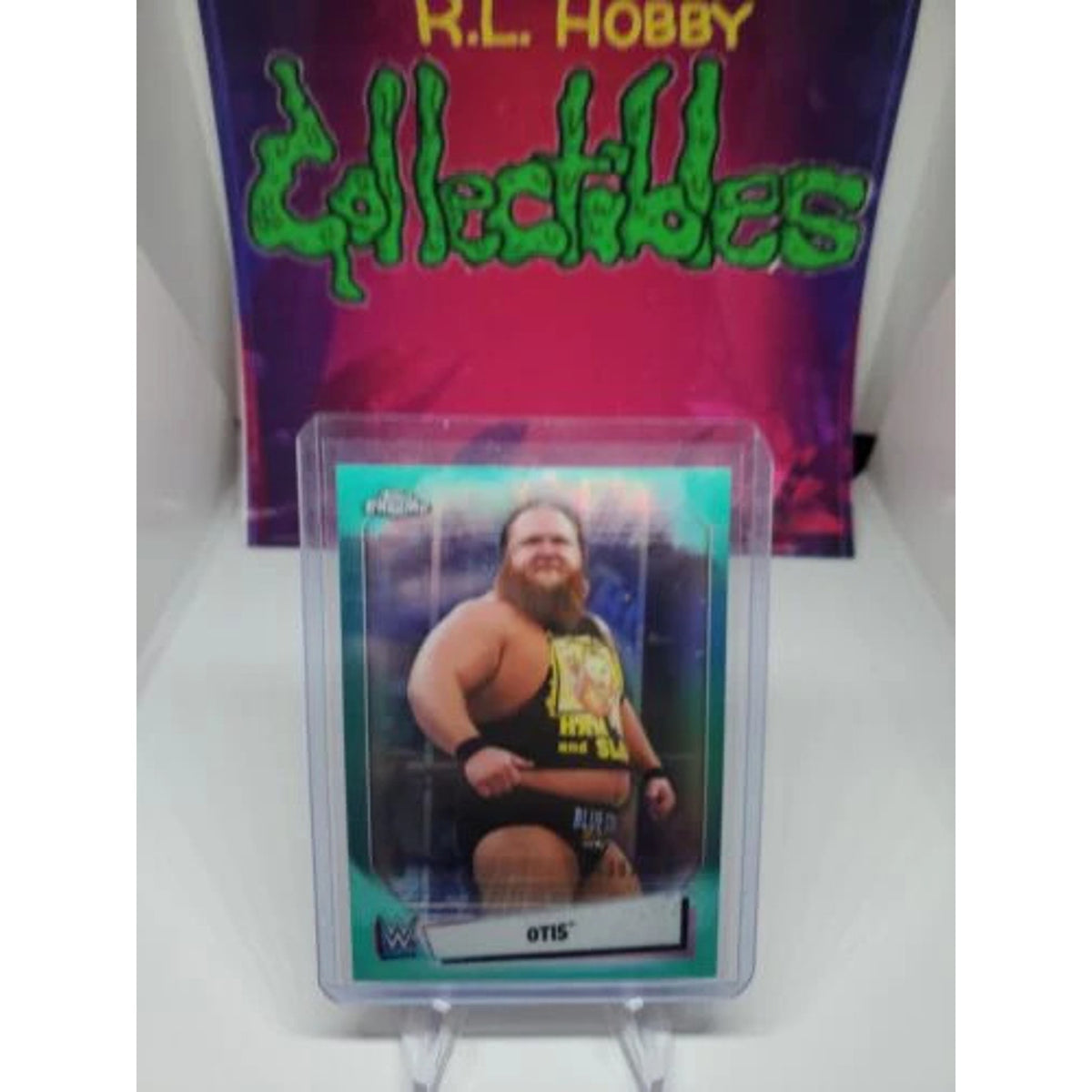 2021 Topps Chrome WWE Wrestling TEAL #63 Otis /150