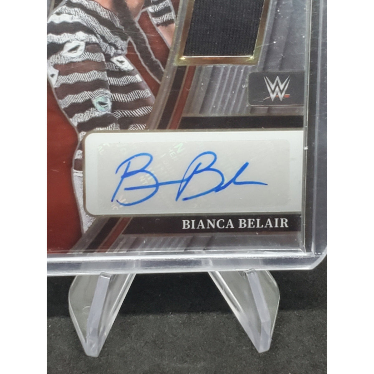 2022 Panini Select WWE Bianca Belair Relic Memorabilia AUTO Autograph /199