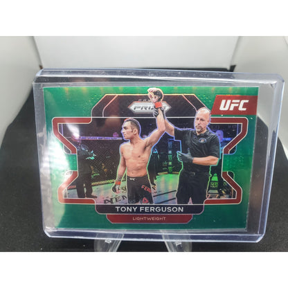 Green Prizm Panini Tony Ferguson 2022 Panini Prizm UFC #22