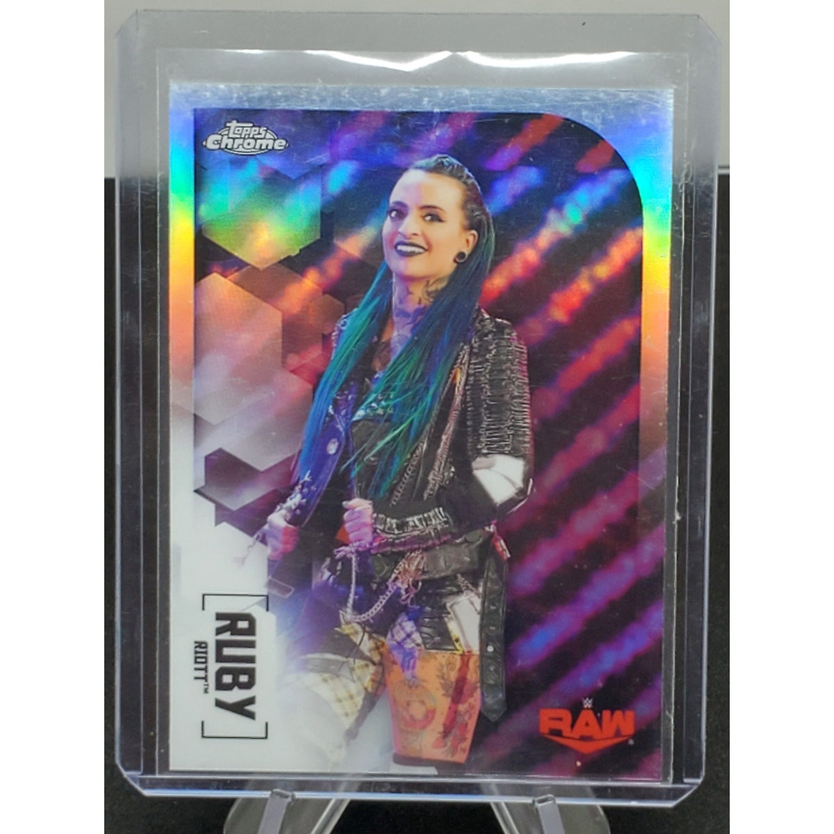 2020 Topps Chrome WWE Refractor RUBY RIOTT RAW #53