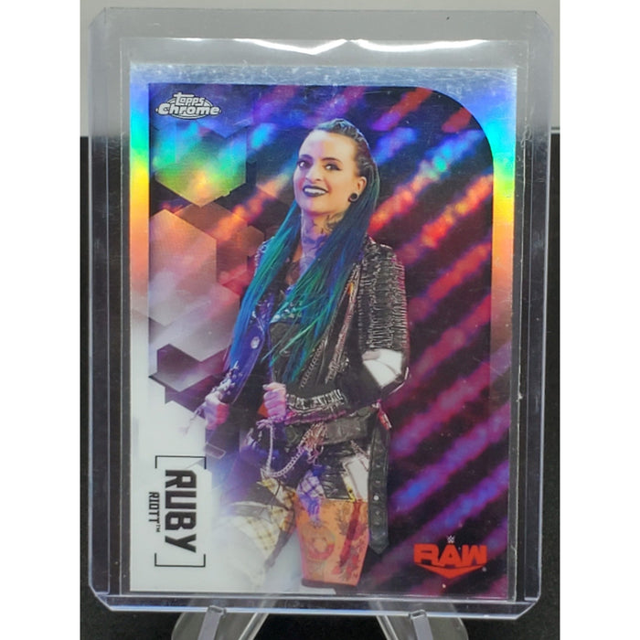 2020 Topps Chrome WWE Refractor RUBY RIOTT RAW #53