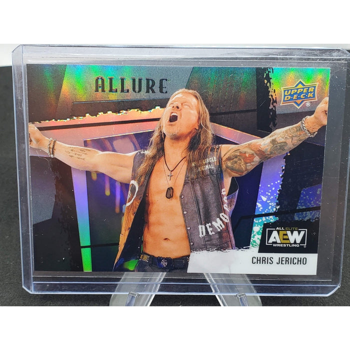 Chris Jericho 2022 Upper Deck Allure AEW Horizontal Table Parallel #104