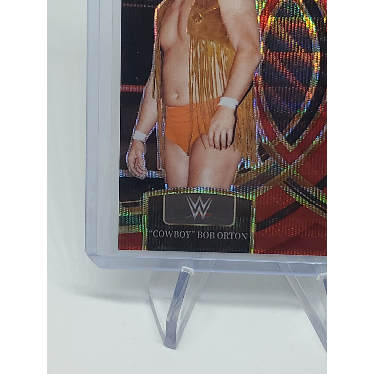 Cowboy Bob Orton 2024 Panini Select WWE PREMIER LEVEL red WAVE PRIZM #185 /99
